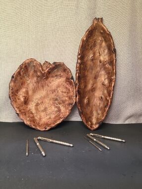 Cast Naturals Resin Burl Wood Bowls, nut bowls, décor bowls